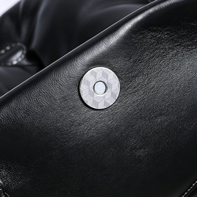 51170583 Puffy Cloud Shoulder Bag Soft PU Leather Adjustable Strap Large Capacity Crossbody Handbag