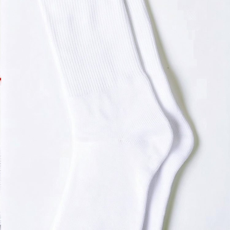 51365969 Men Logo Crew Socks Soft Cotton Streetwear Mid Calf Socks 4 Pack