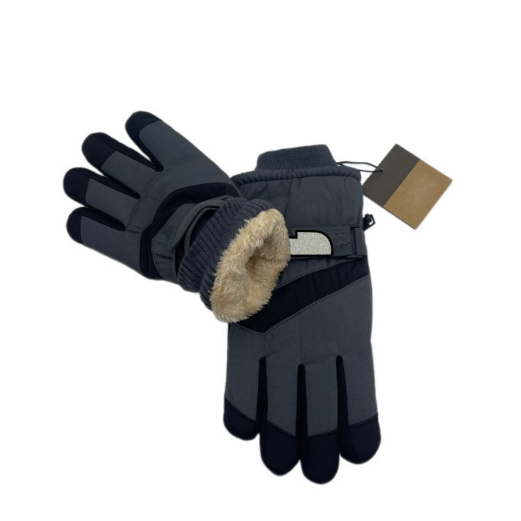 Winter Warm Gloves Touch Screen Windproof Thermal Fleece Lined Gloves for Men Outdoor Sports - 51309293