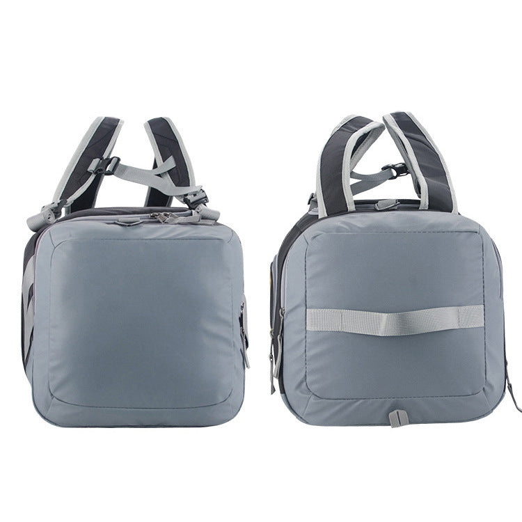 51148046 45L Sports Duffle Backpack Bag With Shoe Compartment Gym Travel Training Shoulder Bag