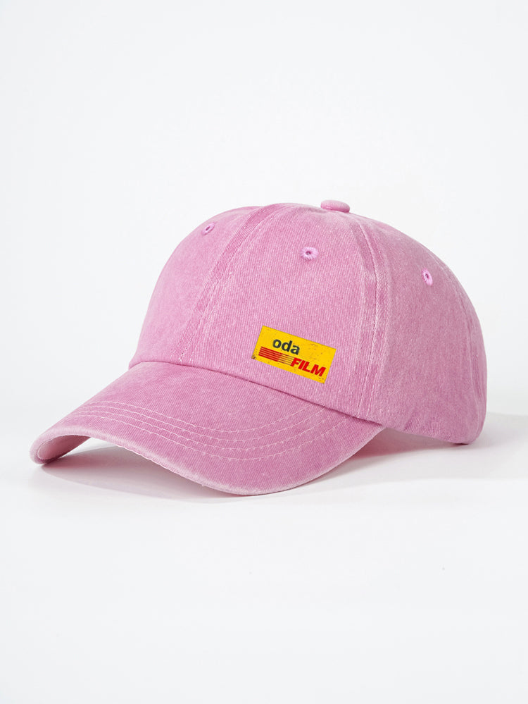 Vintage Washed Baseball Cap, Adjustable Embroidered Dad Hat Multi‑Colors - 51232760