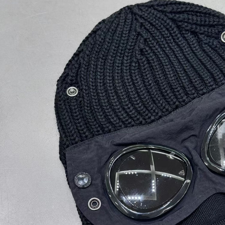 Knit Balaclava with Goggles