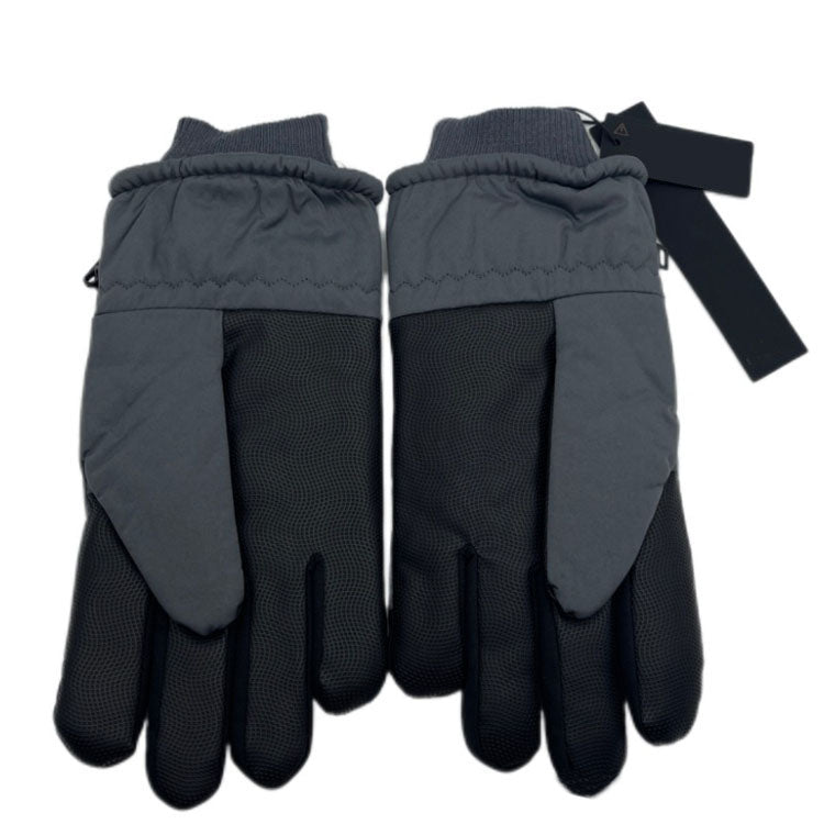 Winter Warm Gloves Touch Screen Windproof Thermal Fleece Lined Gloves for Men Outdoor Sports - 51309293