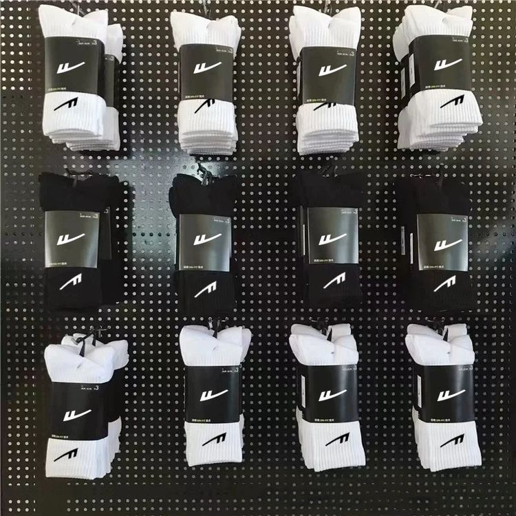 40252121 NK thigh-stockings sports   cotton socks 3 pairs