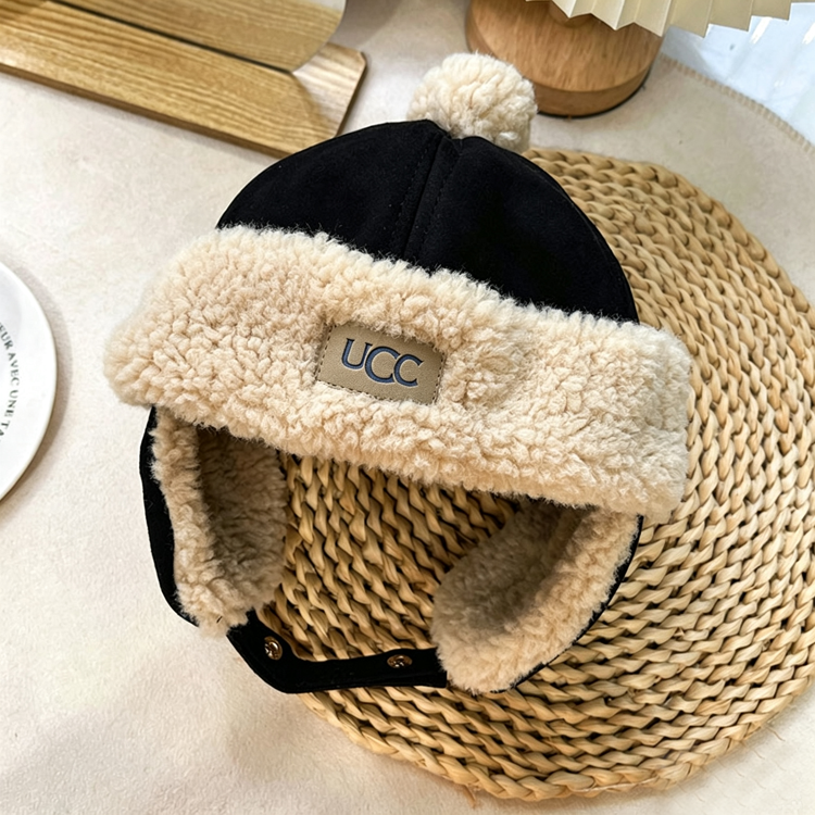 Winter Fleece Ear Flap Hat, Warm Thick Trapper Hat with Ear Cover for Cold Weather（only scarf） - 40789606