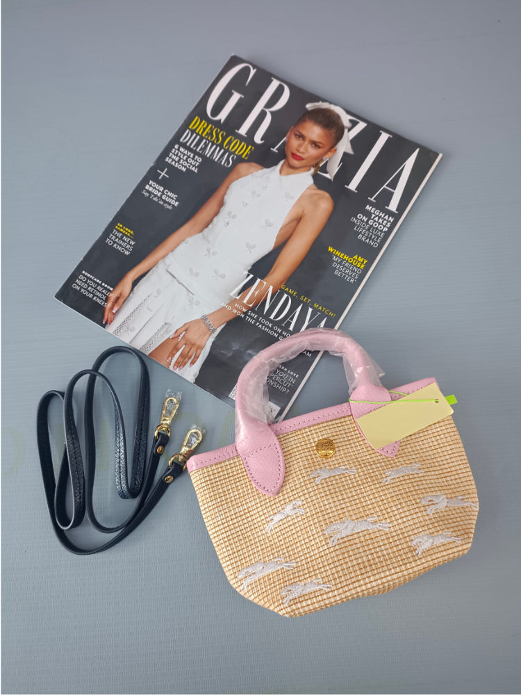 LC-Straw Handbag Crossbody Bag