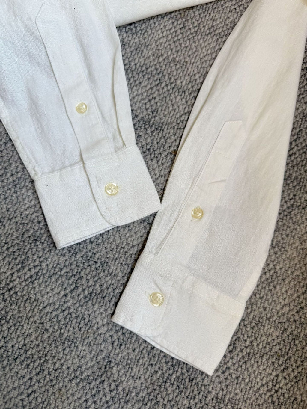 40114962/40146415 RL Pony-Classic Fit Garment-Dyed Linen Shirt