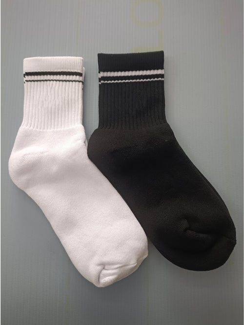 40009685 Athletic Crew Sports Socks - Comfortable Breathable Gym Socks
