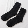 Winter thickened fleece warm solid color wool socks (1pairs)