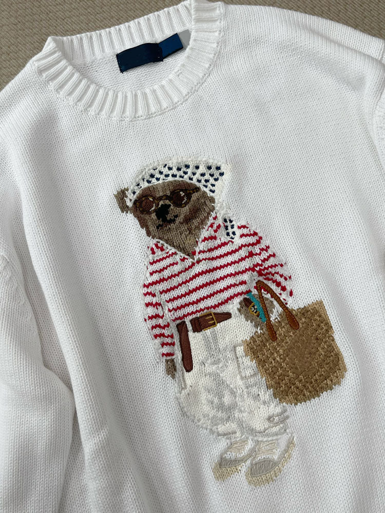51059527/40553123 Women's Bear Knit Sweater