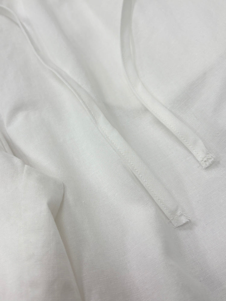 Women's Linen Drawstring Wide Leg Pants