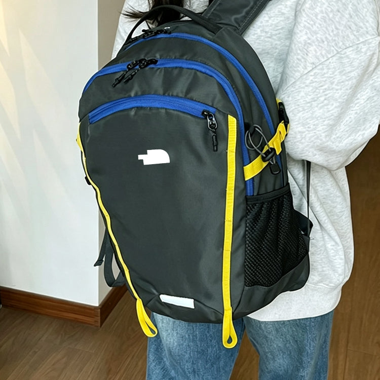 51170531 Multi Color Trim Nylon Hiking Backpack Multi Pocket Water Resistant Outdoor Travel Daypack