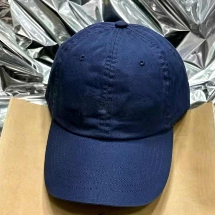51149950 Navy Pony Logo Cotton Baseball Cap Adjustable Strap Casual Sports Dad Hat
