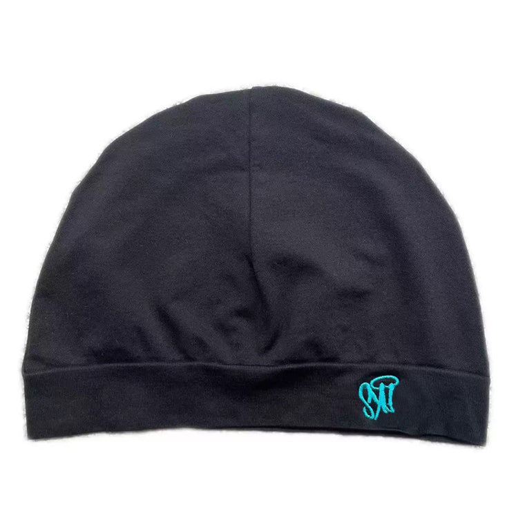Soft Stretch Sports Skull Cap, Embroidered Close‑Fitting Beanie for Men Women - 51223180
