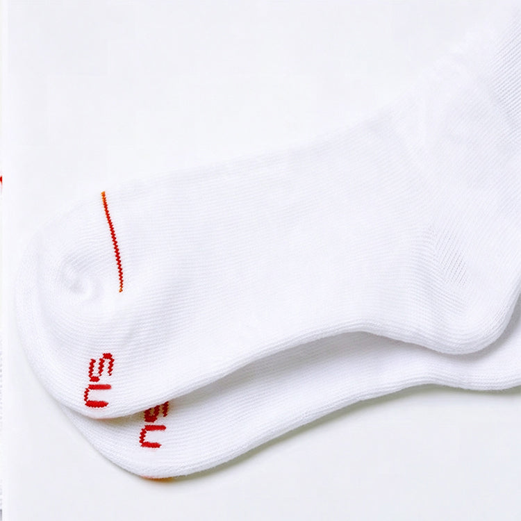 51365969 Men Logo Crew Socks Soft Cotton Streetwear Mid Calf Socks 4 Pack