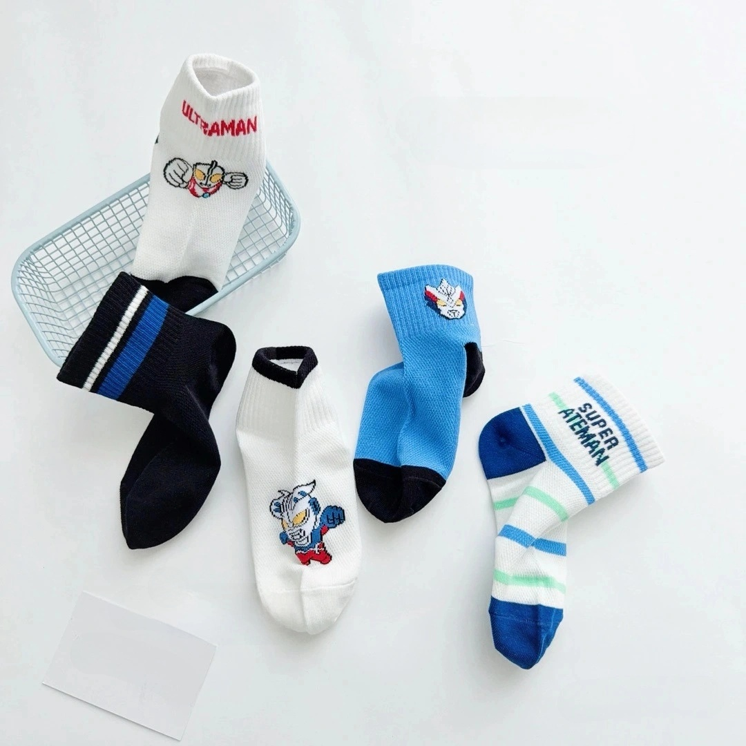 Children's  spring and summer new fishnet socks cotton