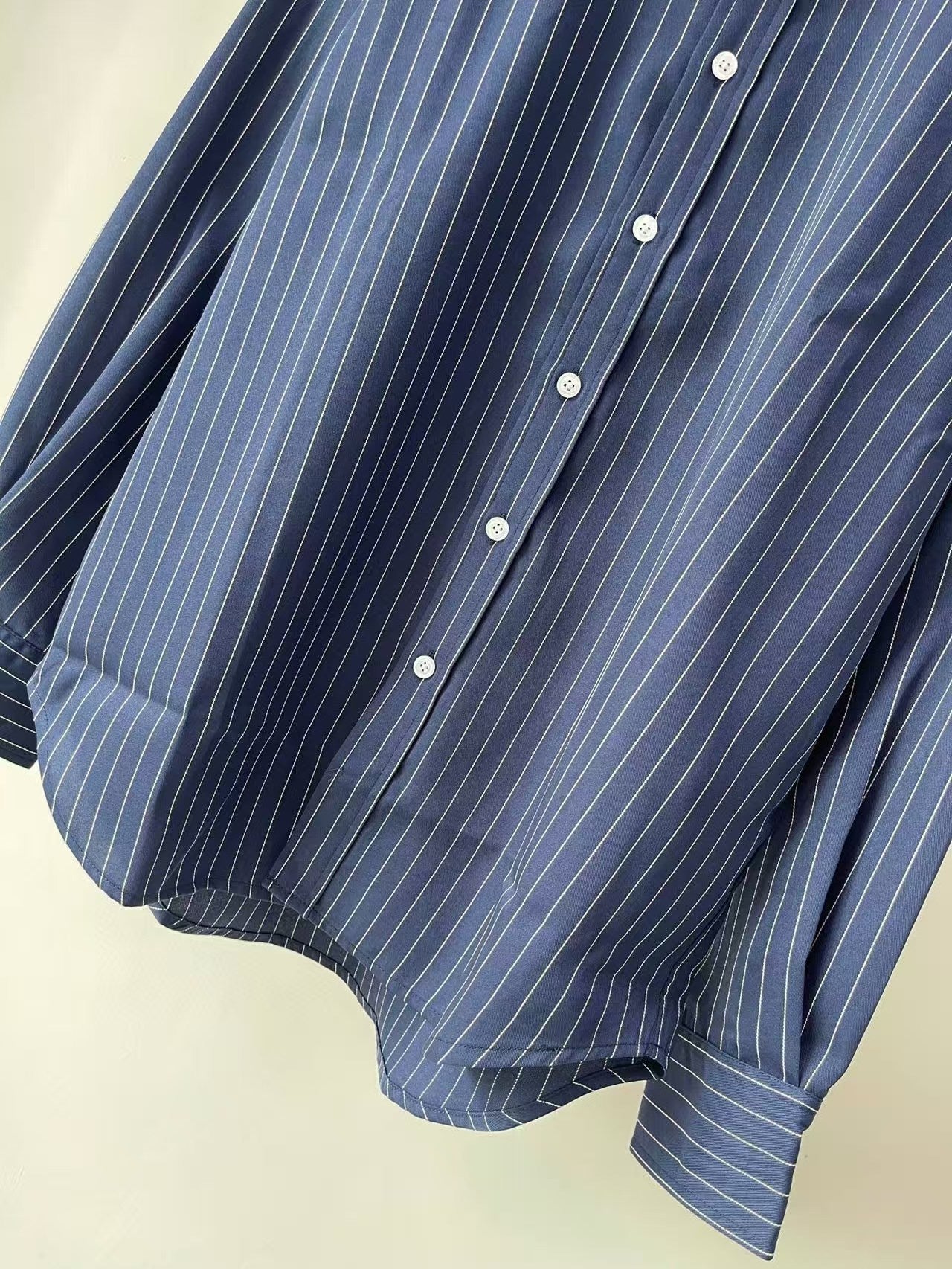 40087229 RL-Relaxed Fit Pinstripe Cotton Shirt