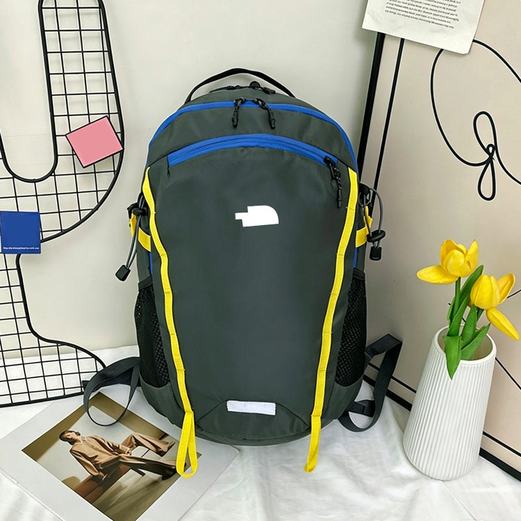 51170531 Multi Color Trim Nylon Hiking Backpack Multi Pocket Water Resistant Outdoor Travel Daypack