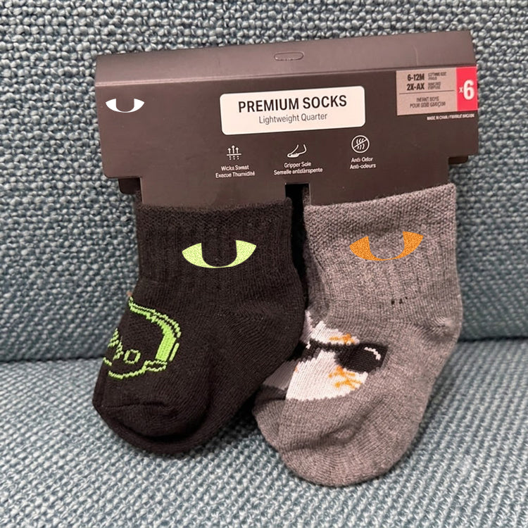 51148057 Toddler Kids Cushioned Athletic Ankle Socks Colorful Sport Socks For 6 Months-4 Years Old