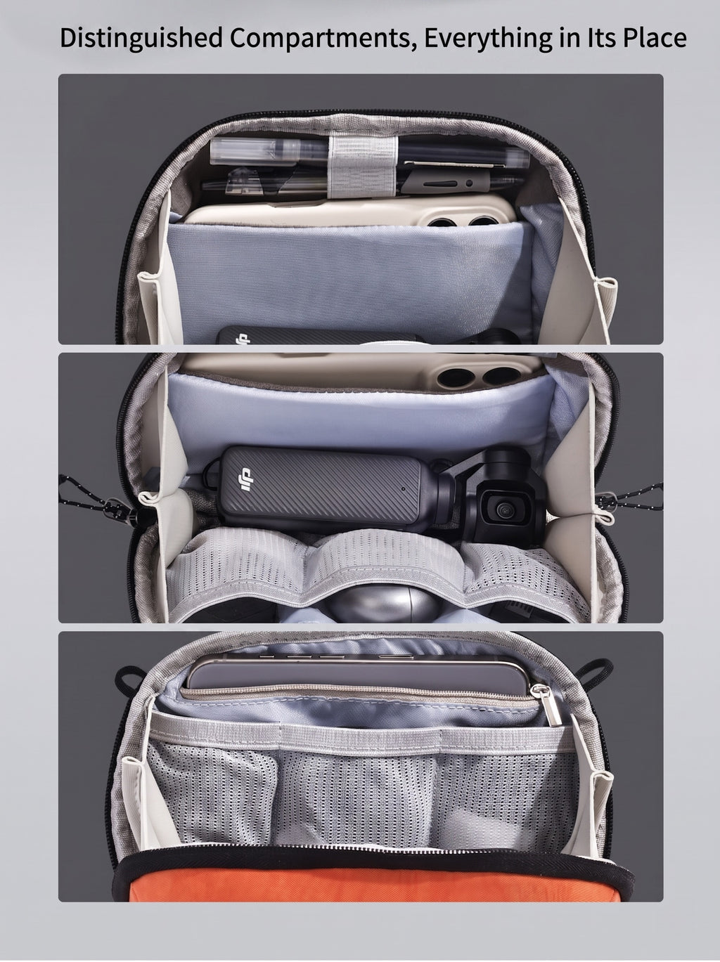 VolcanoBag - Electronic Organizer Travel Case, Cable Storage Bag for Digital Gadgets & Accessories