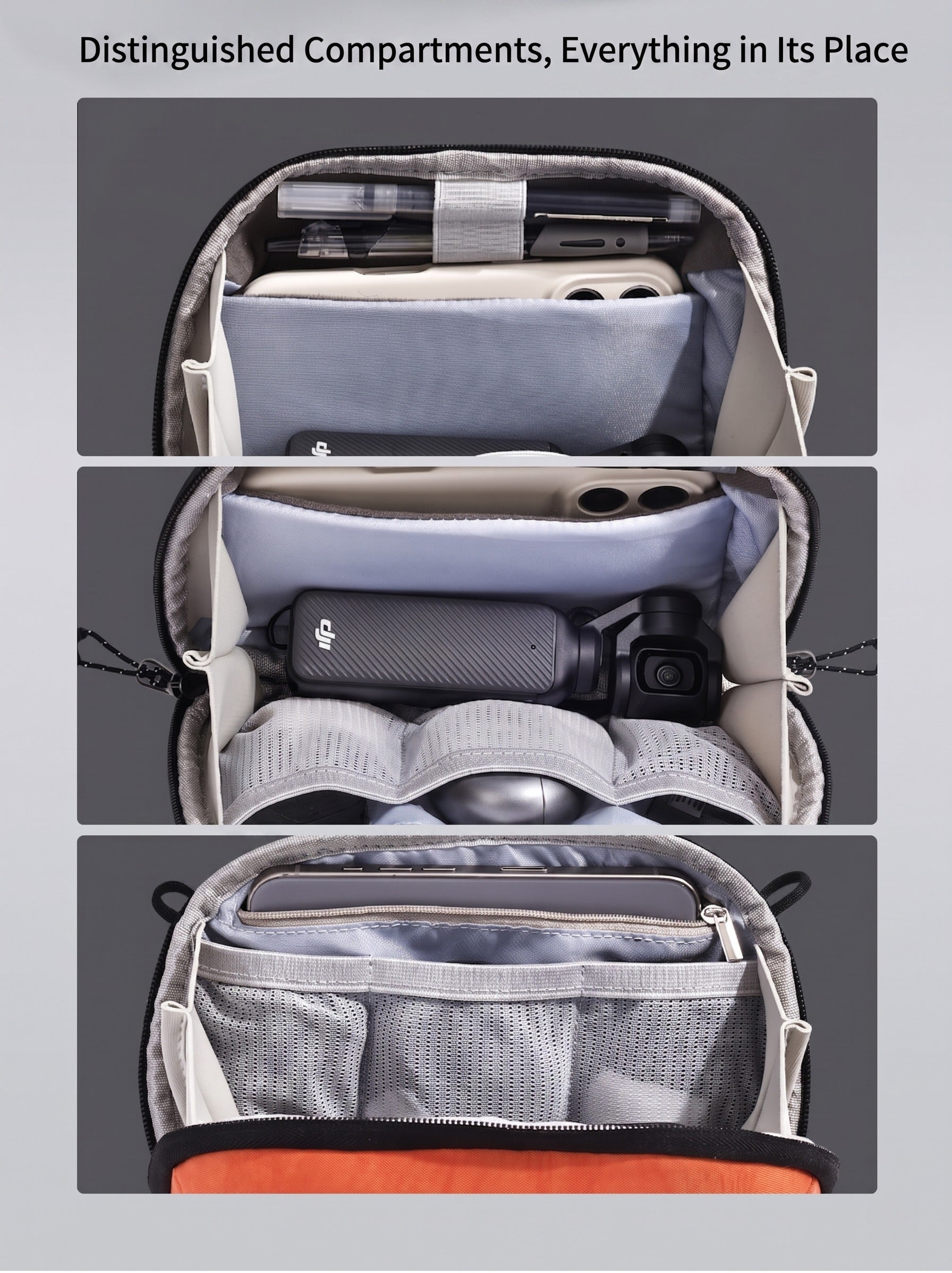 VolcanoBag - Electronic Organizer Travel Case, Cable Storage Bag for Digital Gadgets & Accessories