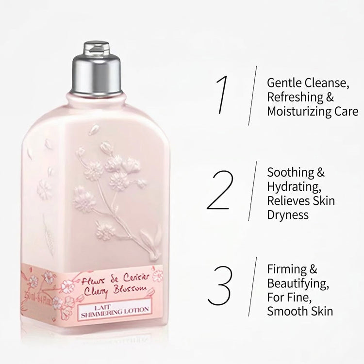 51159942 Cherry Blossom Scent Body Lotion 250ml Hydrating Brightening Smooth Skin Moisturizer