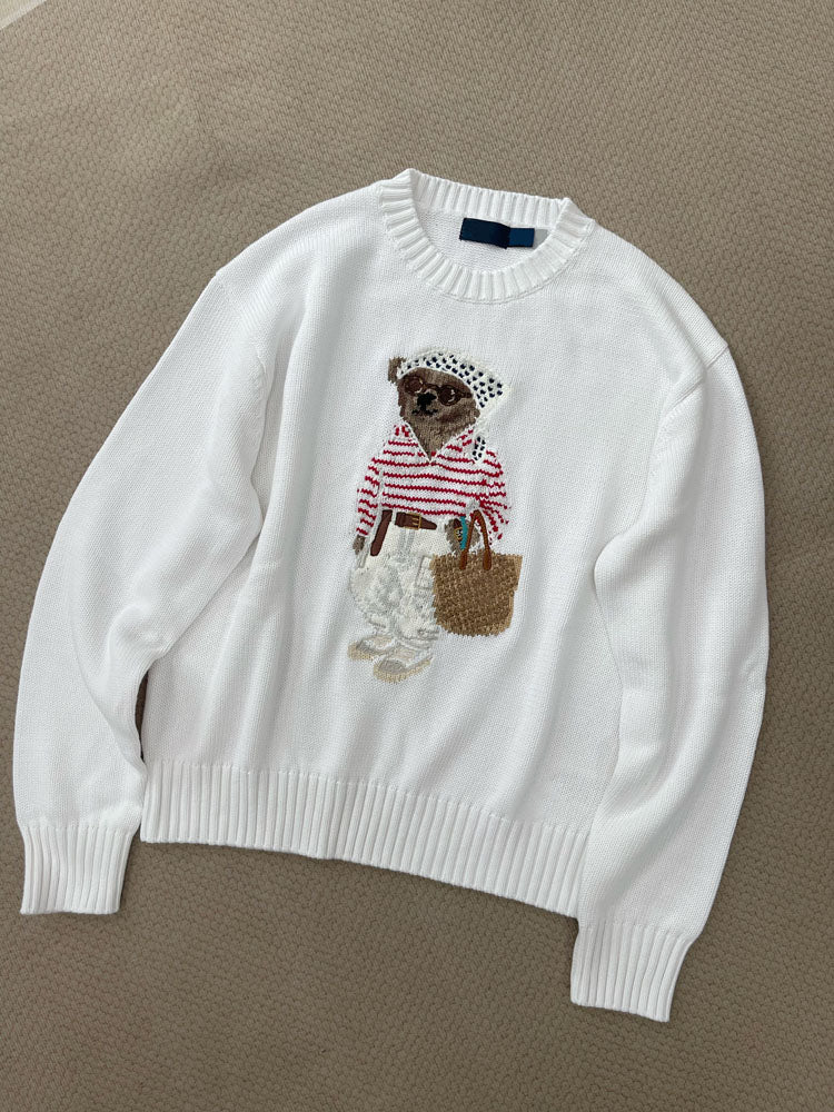51059527/40553123 Women's Bear Knit Sweater