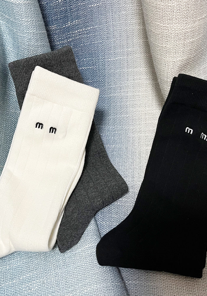 MM-Comfortable and Versatile  Calf Socks For Women 3 Pairs