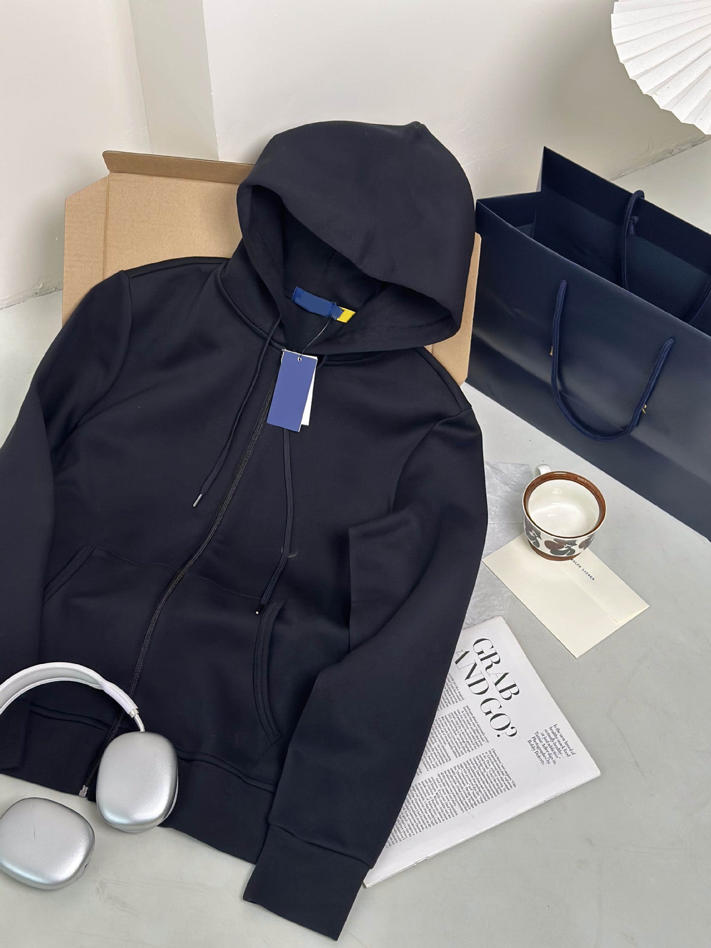 RL Double-Knit Full-Zip Hoodie
