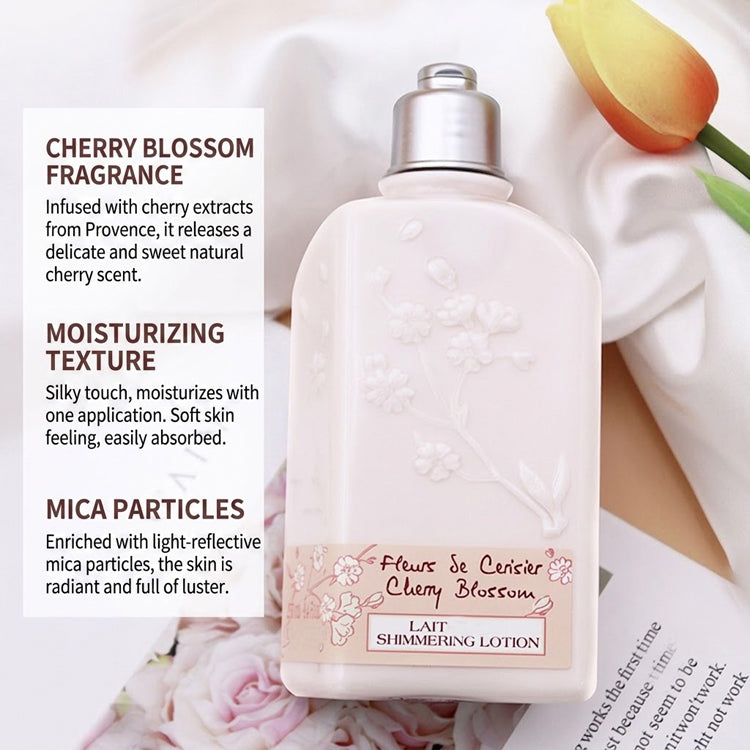 51159942 Cherry Blossom Scent Body Lotion 250ml Hydrating Brightening Smooth Skin Moisturizer