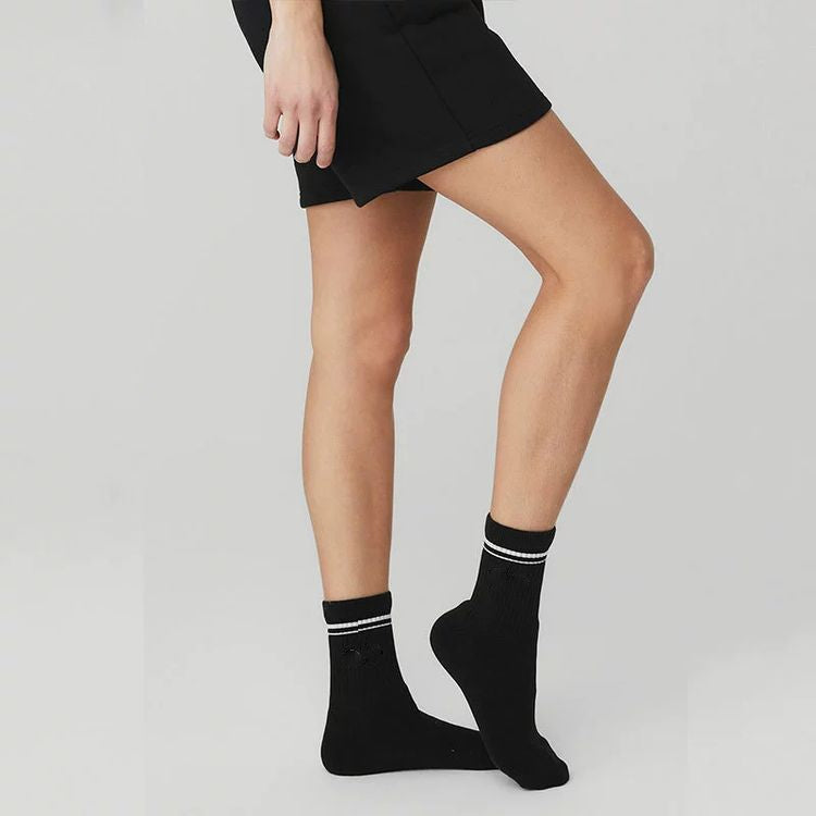 AL-Lettering Cotton Sports Socks （Height：15cm  Length：20cm）