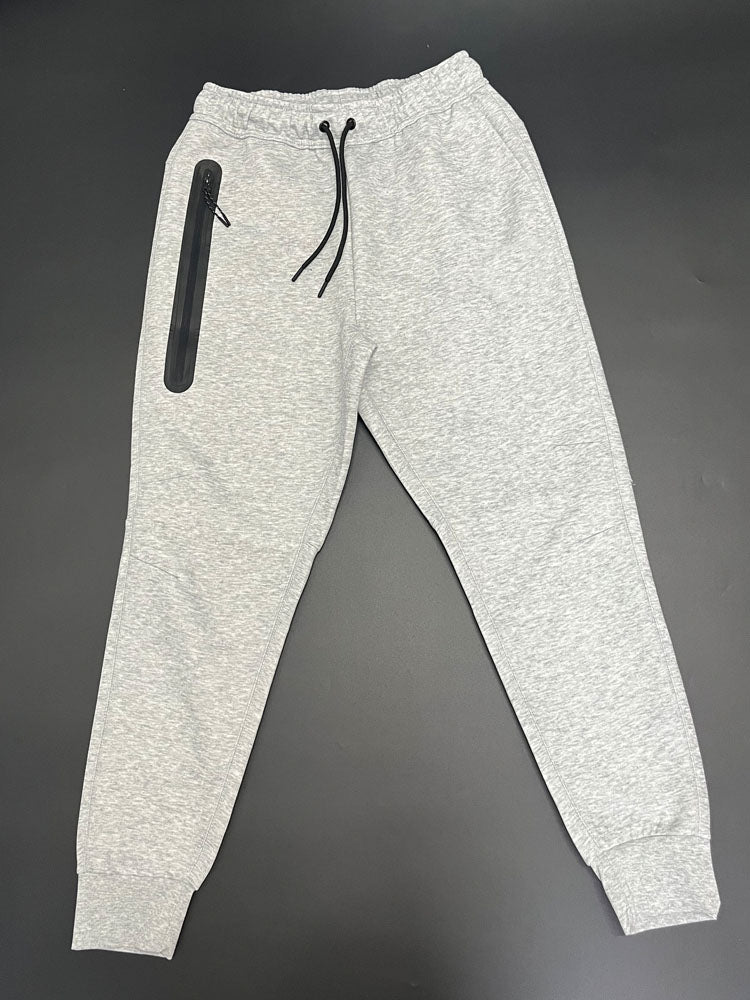 Heather Grey Tracksuit for Men | Full Zip Hooded Jacket