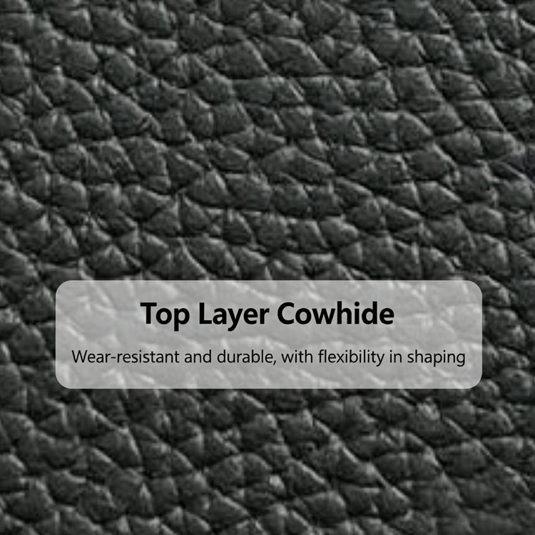 40635692 Genuine Cowhide Bifold Mini Wallet Multi Card Slots Leather Coin Purse Black Orange