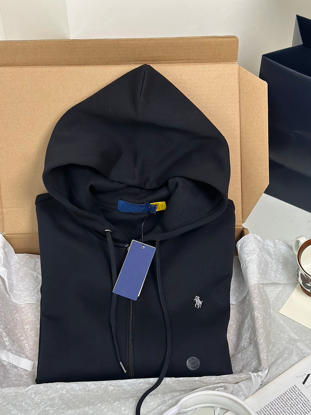 RL Double-Knit Full-Zip Hoodie
