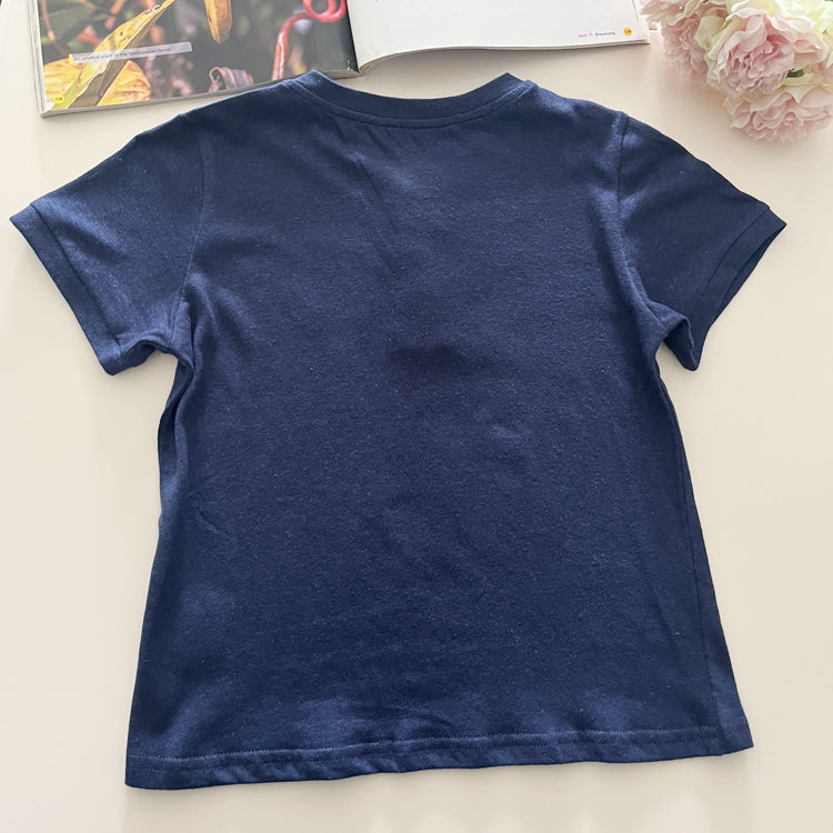 40471079 -2026 New Children's Henley Collar Linen Short-Sleeve T-Shirt