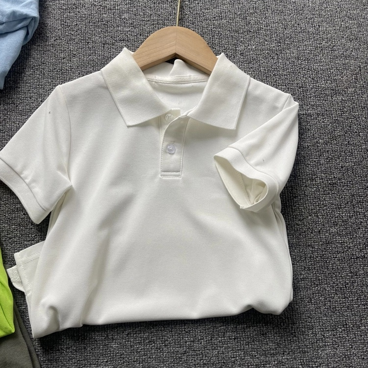 40450756 Kids' Short Sleeve Shirt – Classic Collar, 2 Color Options