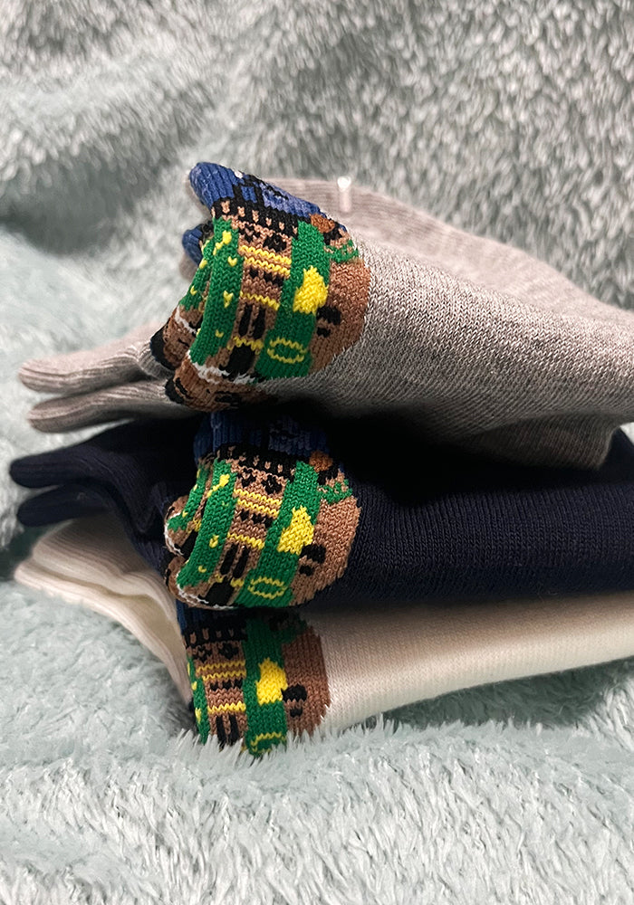 40051829 RL Bear-Casual  Socks 3 Pairs