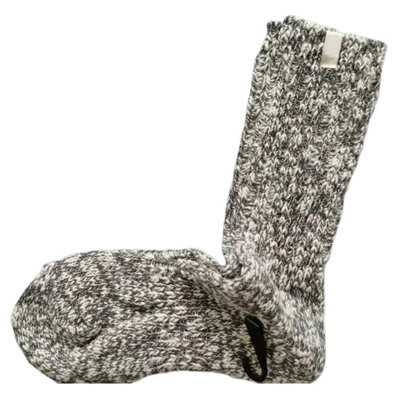 Thick socks, autumn/winter Australian single-breasted style