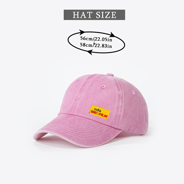 Vintage Washed Baseball Cap, Adjustable Embroidered Dad Hat Multi‑Colors - 51232760