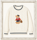 39342851 RL Bear Sweater in wool and cashmere