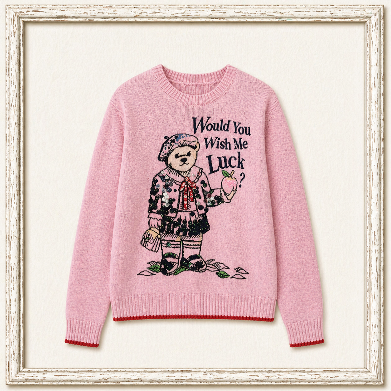 39830446 Polo Bear Fleece Crewneck Sweatshirt