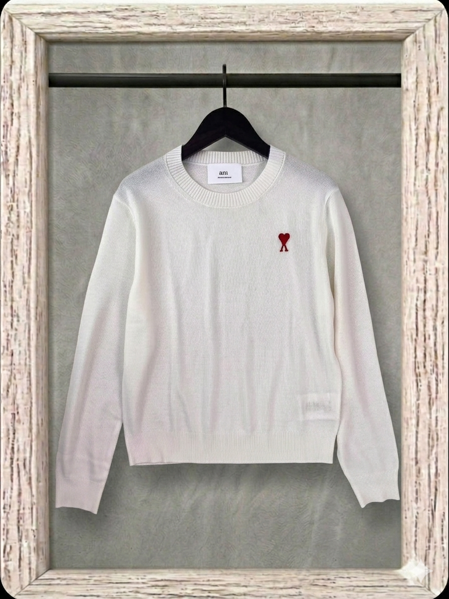AMI PARIS Ami de Cœur wool sweater