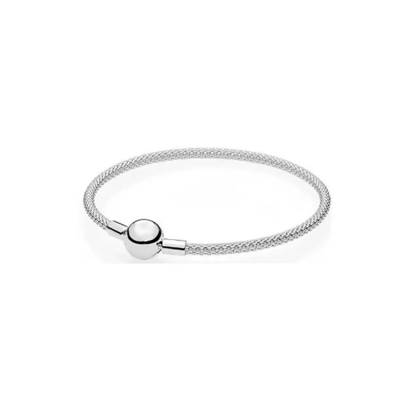 PDORA Moments Barrel Clasp Snake Chain Bracelet