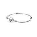 PDORA Moments Barrel Clasp Snake Chain Bracelet