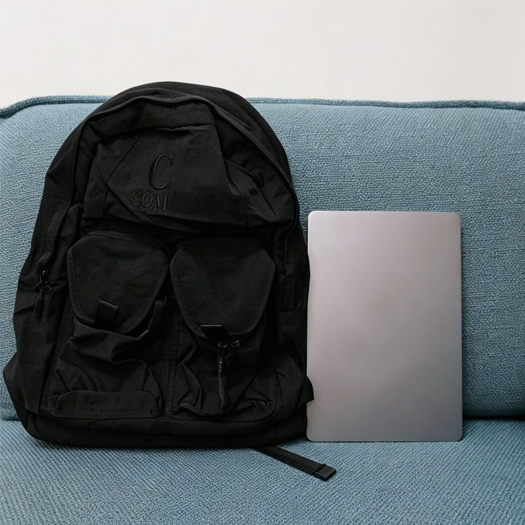 51119514 Nylon Rucksack - Durable Travel Backpack with Multi-Pockets