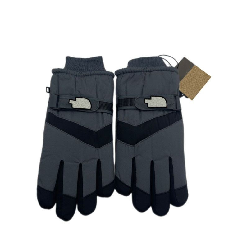 Winter Warm Gloves Touch Screen Windproof Thermal Fleece Lined Gloves for Men Outdoor Sports - 51309293