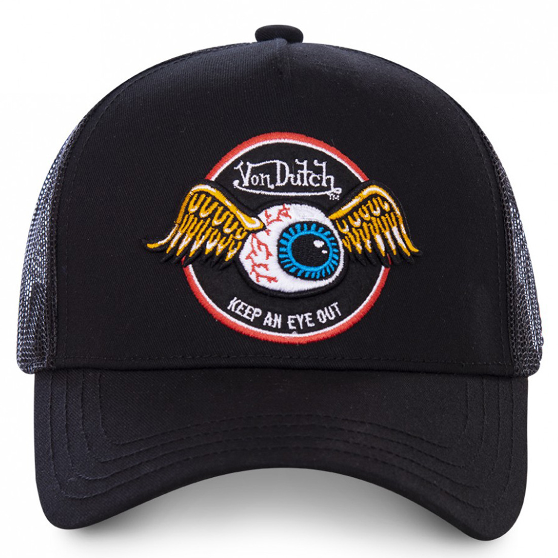 Baseball Cap with Lettering, Sun Protection Mesh Embroidery