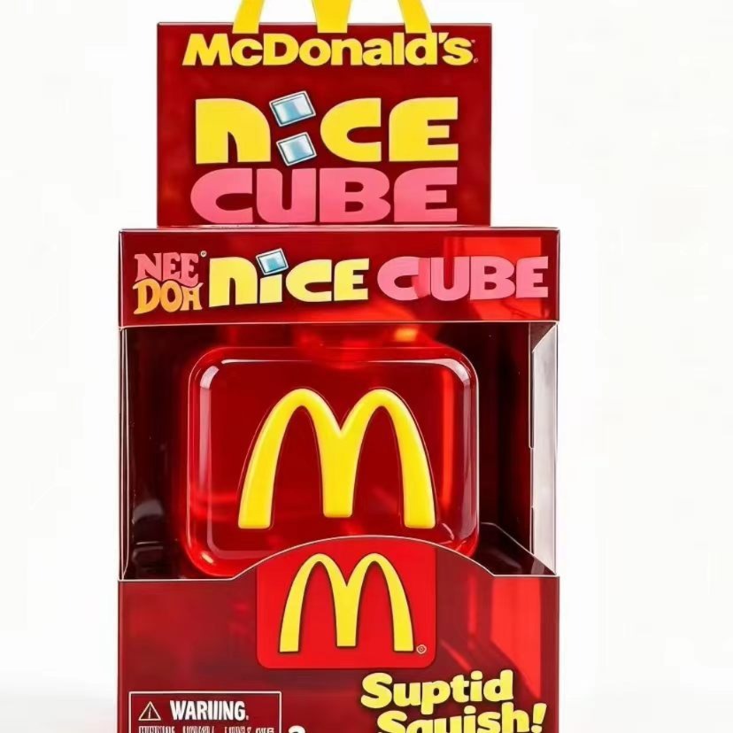 Assorted Cute Shapes Squeeze Fidget Toys Ice Cream Bear Cube Stress Relief Squish Sensory Toy Pack