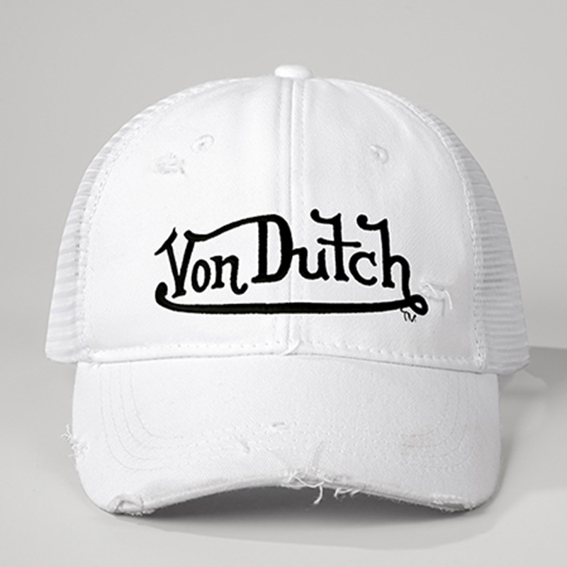Embroidered Ripped Baseball Cap