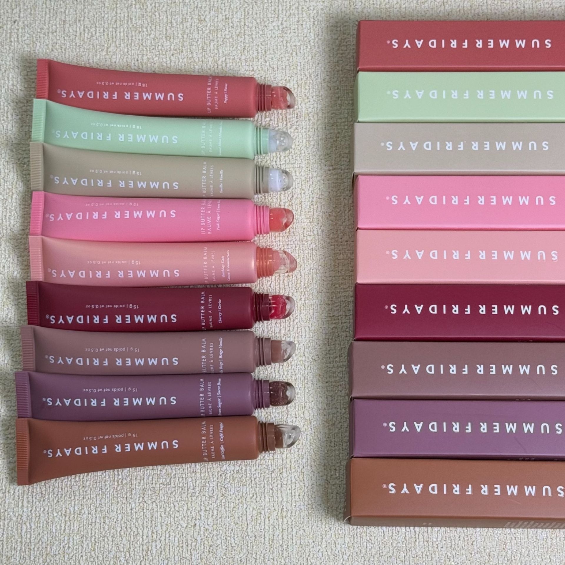 Summer Fridays Tinted Lip Gloss Hydrating Liquid Lipstick Multi Nude Matte Shades